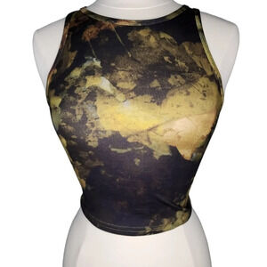Fleo Tempo Crop Tank Top Ivy Night Size XS